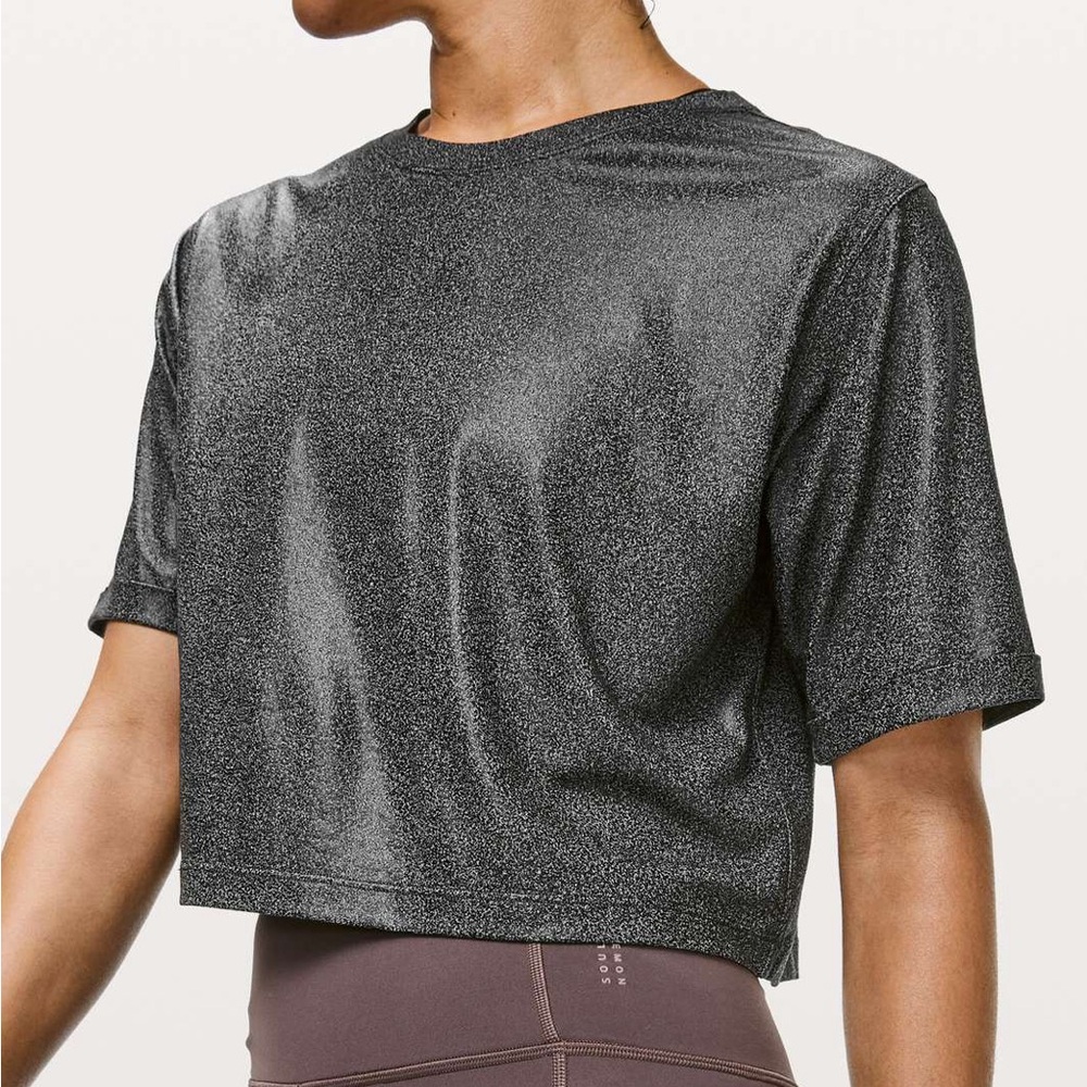 Lululemon X SoulCycle Oversized Crop To The Beat Tee